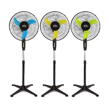 VENTILADOR PEDESTAL NEGRO 16 HECRSF-16BI